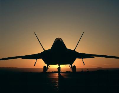 Silhouette of a jet good for AF or Navy posts on OVME site