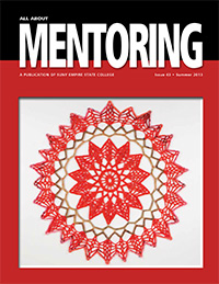 red and white doiley
cover of All About Mentoring Summer 2013 issue 43