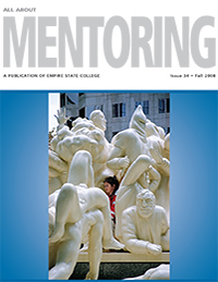 child standing in the midst of outdoor statues
cover of Issue 34, All About Mentoring, Fall 2008