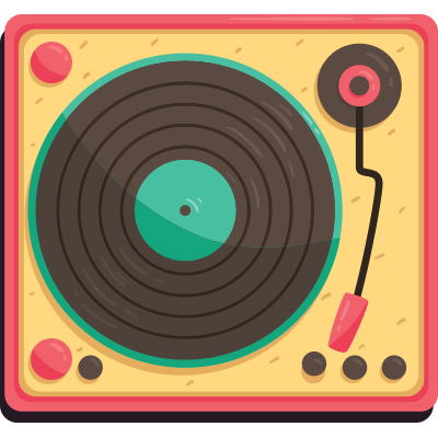 record player/turntable icon