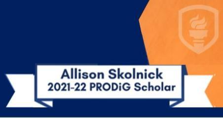Photo of student's name, Allison Skolnick