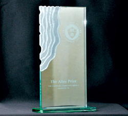 Named for Jane W. Altes, former long-time vice president of academic affairs and interim president of the college, the Altes Prize is awarded by the college annually to recognize exemplary community service by a college faculty member who applies his or her academic expertise to address important community issues. (Photo/Empire State College)