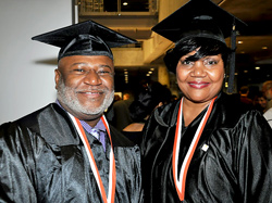 Graduates Edwin Deloatch and Verona Rowe are proud graduates of the Metropolitan Center class of 2013.