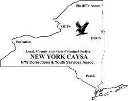 New York Corrections and Youth Services Association emblem