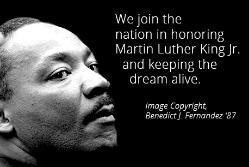 Martin Luther King Jr., photograph by Benedict J. Fernandez '87.